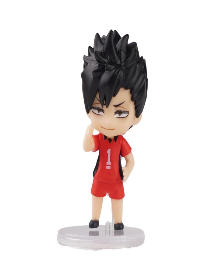 Offo مجموعة شخصيات أنمي هايكيو المكونة من 8 شخصيات أكشن، إصدار محدود، منتجات هايكيو لمحبي الأنمي، مناسبة للوحة القيادة في السيارة، وديكورات المنزل، ومكتب العمل، وطاولة الدراسة. - Image 5